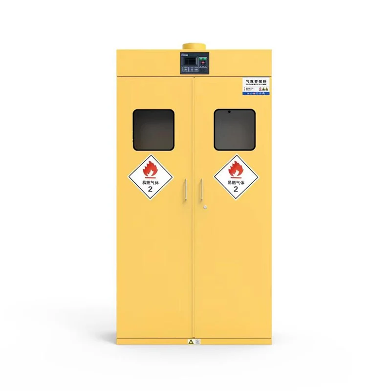 Triple-bottle Explosion Proof Gas Cylinder Storage Cabinet
